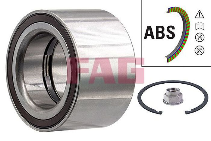 Radlagersatz mit Nabe vorne L/R (55x90x54,5) passt zu: NISSAN INTERSTAR, NV40...
