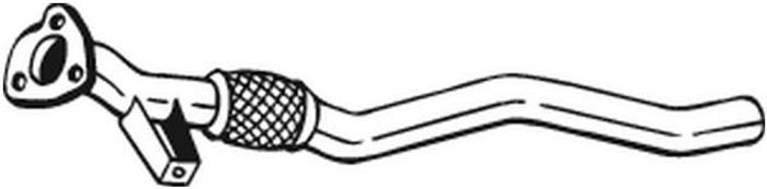 Auspuffrohr mitte passt zu: AUDI A4 B6 1.6 11.00-12.04
