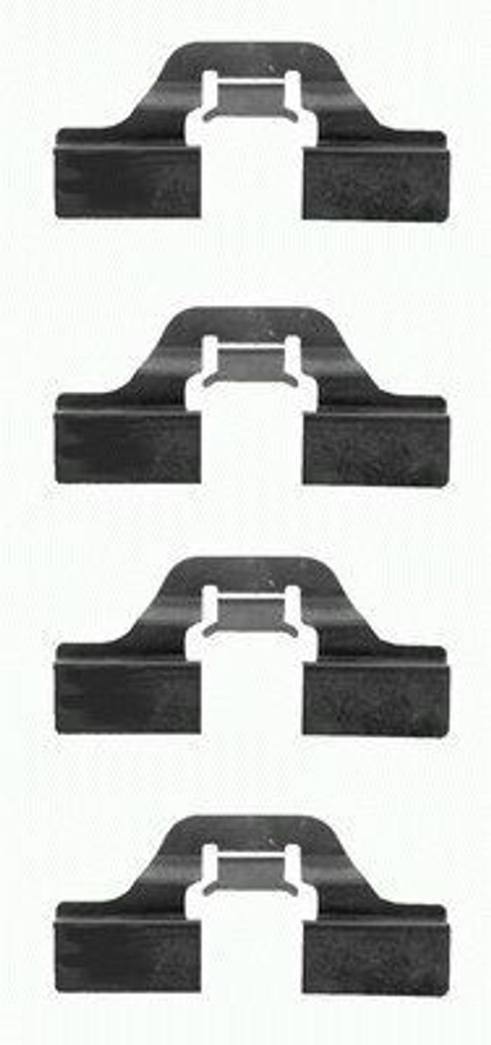 Montagesatz des Bremsklotzes hinten passt zu: DS DS 3, DS 4; ALFA ROMEO 145,...