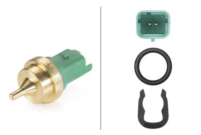Kühlmitteltemperatur -Sensor (anzahl der Pins: 2, grün) passt zu: DS DS 3, DS...