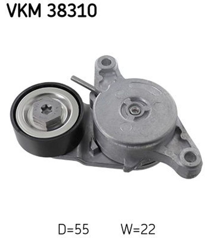 Keilriemenspanner passt zu: MINI (R56), (R57), (R58), (R59), CLUBMAN (R55), C...