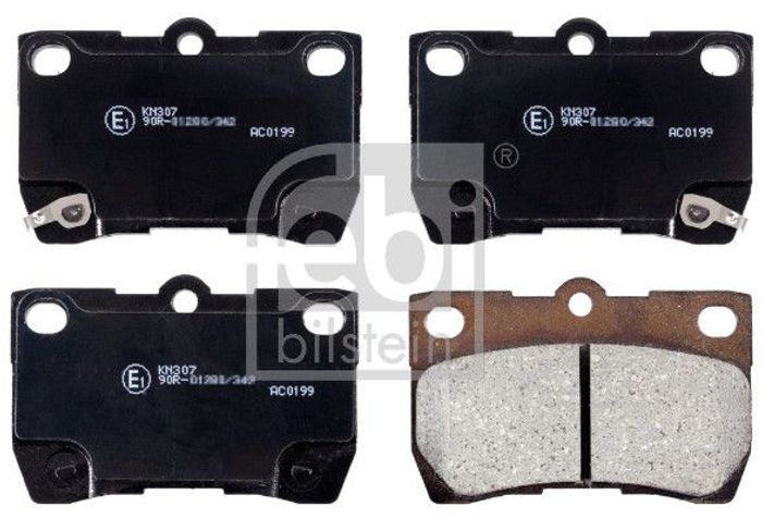 Bremsbelagsatz hinten , passt zu: LEXUS GS, IS C, IS II, IS III; TOYOTA CROWN...