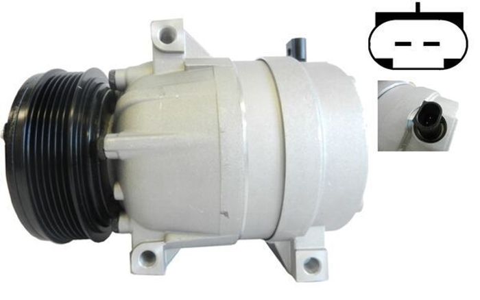 Klimakompressor passt zu: RENAULT LAGUNA II, VEL SATIS 1.8-2.2D 03.01-08.09