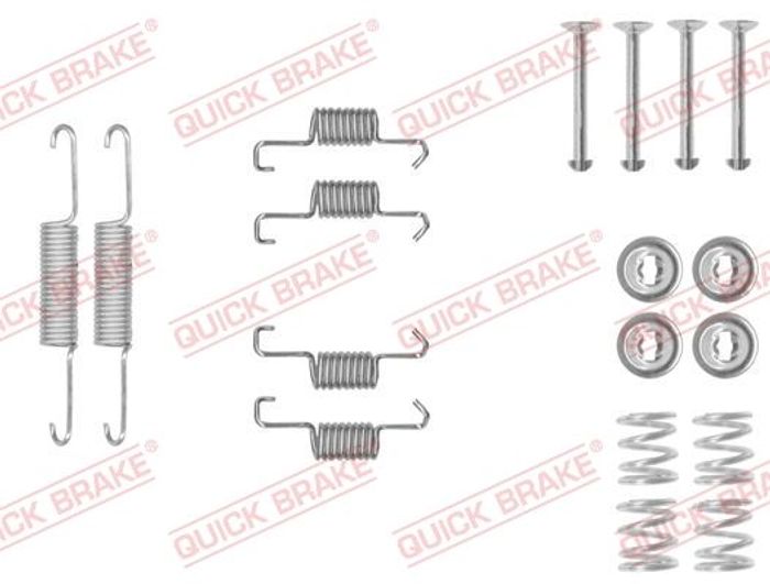 Montagesatz der Bremsbacken (BOSCH) passt zu: TOYOTA COROLLA VERSO, VERSO 1.6...