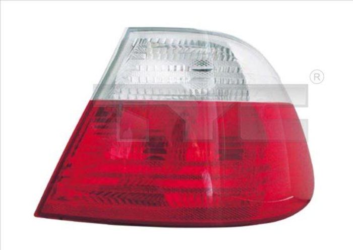 Lampe hinten R (äußerer Teil, P21/4W/P21W/PY21W, blinkerfarbe weiß, glasfarbe...