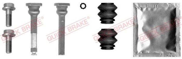 Montagesatz des Bremssattels vorne L/R passt zu: SUZUKI WAGON R, WAGON R+ 1.0...