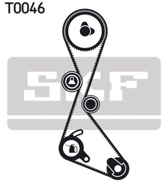Ventilsteuerung Satz (Riemen + Rolle) passt zu: CITROEN C-CROSSER, C-CROSSER...