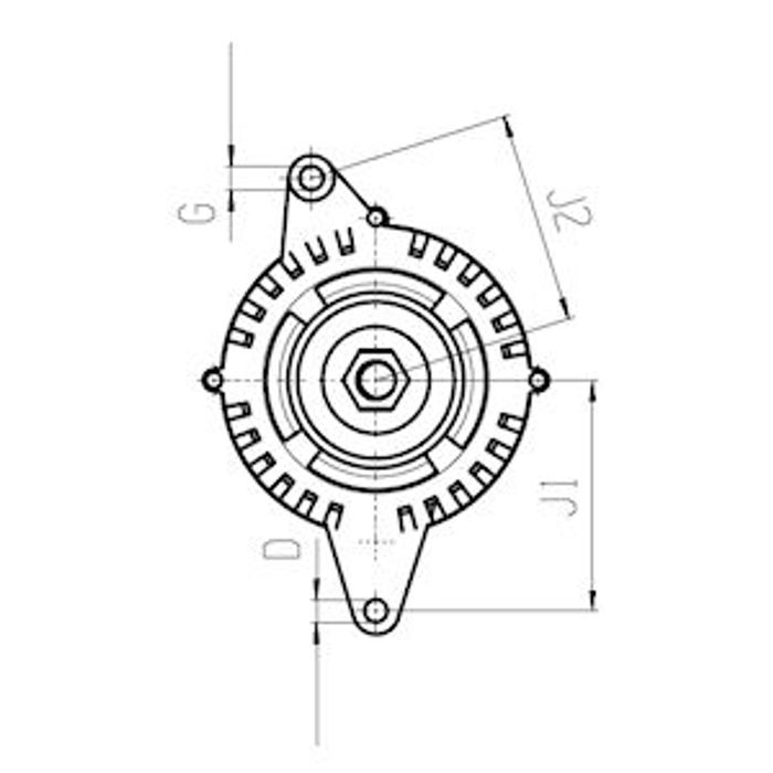 Alternator (14V, 150A, (en) new with a deposit) passt zu: CITROEN C4, C4 GRAN...