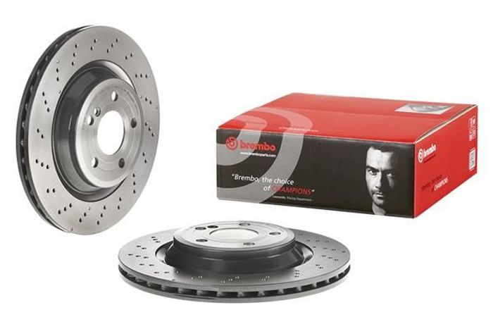 Bremsscheibe hinten/vorne L/R passt zu: MERCEDES SL (R231) 3.0/3.5/4.7 01.12-...