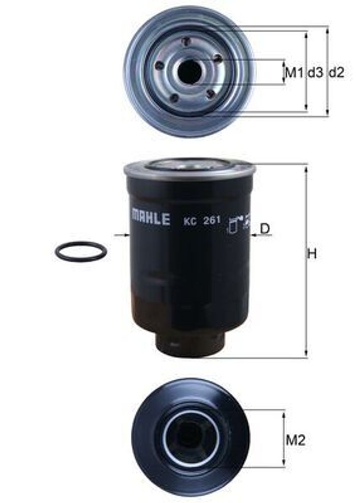 Kraftstofffilter passt zu: FORD RANGER; MAZDA 6, B-SERIE, BT-50, CX-5, MX-3 1...