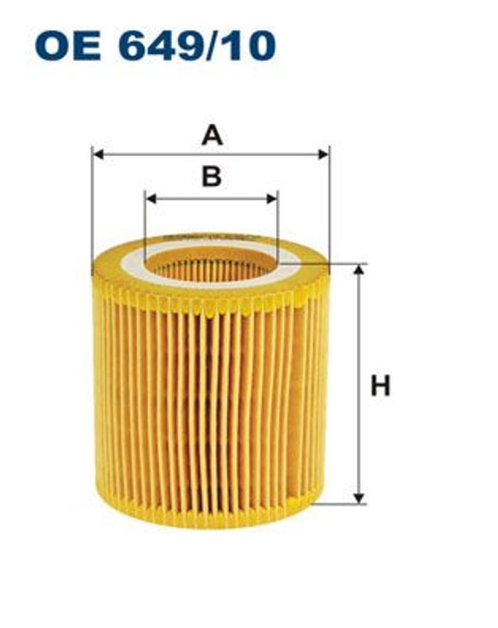 Ölfilter passt zu: BMW 1 (F20), 1 (F21), 2 (F22, F87), 2 (F23), 3 (F30, F80),...