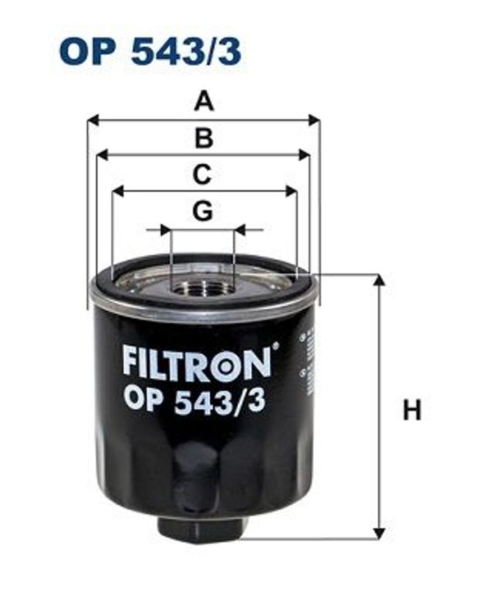 Ölfilter passt zu: FORD TRANSIT V363 2.0D/2.0DH 01.17