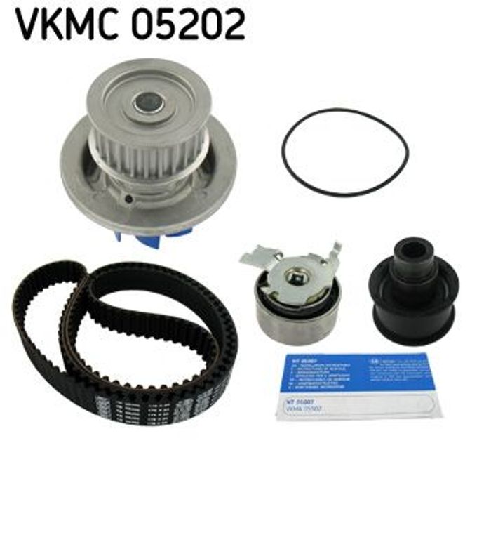 Ventilsteuerung Satz (Riemen + Rolle + Flüssigkeitspumpe) passt zu: OPEL ASTR...