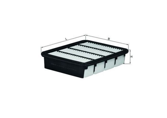 Luftfilter (Filterpatrone) passt zu: FORD RANGER; MAZDA B-SERIE; MITSUBISHI G...