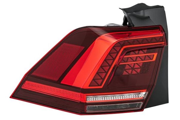 Lampe hinten L (Oberteil/äußerer Teil, LED, blinkerfarbe weiß, glasfarbe rot/...