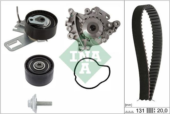 Ventilsteuerung Satz (Riemen + Rolle + Flüssigkeitspumpe) passt zu: DS DS 3 /...