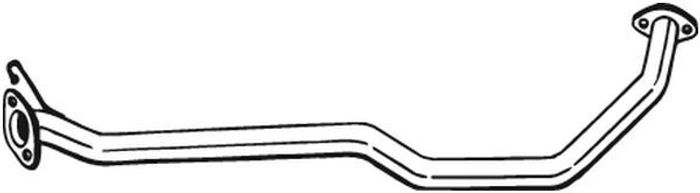 Auspuffrohr mitte passt zu: FIAT SEDICI; SUZUKI SX4 1.6D/1.9D/2.0D 06.06