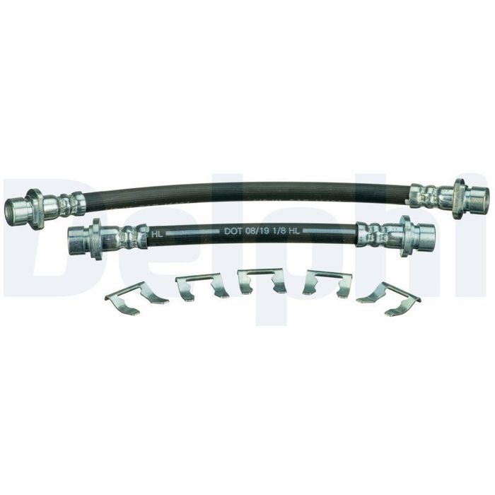 Bremsleitung elastisch hinten R (länge 330mm, M10/M10x1) passt zu: HONDA CIVI...