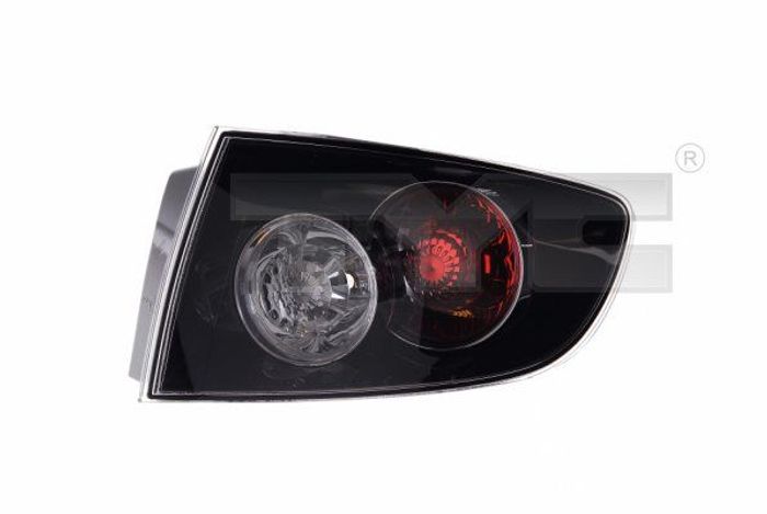 Lampe hinten R (äußerer Teil, W21/5W/W21W, blinkerfarbe weiß) passt zu: MAZDA...