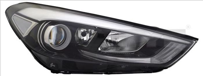 Scheinwerfer L (H7/H7/LED, elektrisch, ohne motor) passt zu: HYUNDAI TUCSON T...