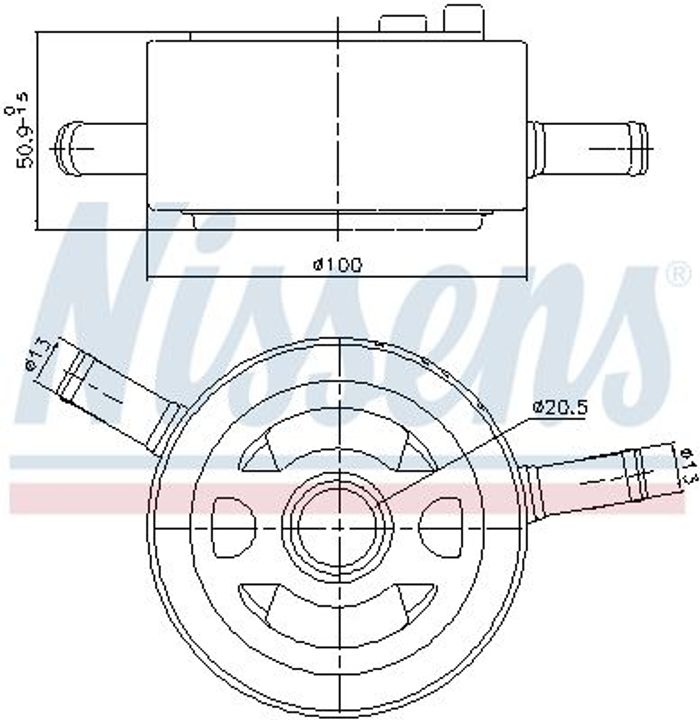 Ölkühler passt zu: NISSAN PATHFINDER III 4.0 09.05