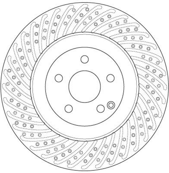 Bremsscheibe vorne L/R passt zu: MERCEDES E (W211), E T-MODEL (S211), S (C216...