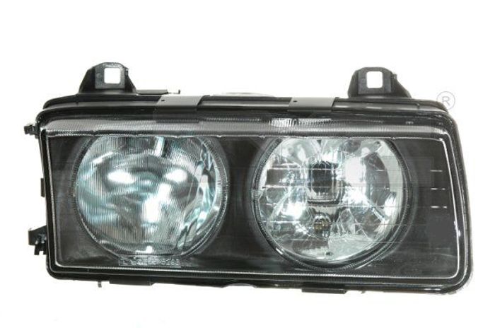 Scheinwerfer R (H7/H7, Mechanisch, elektrisch, ohne motor, einsatzfarbe: schw...