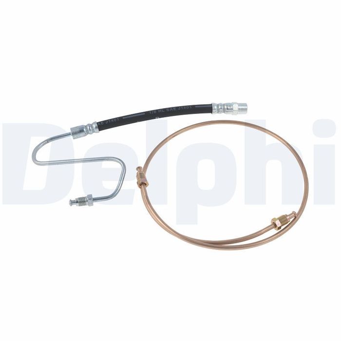 Bremsleitung gummi / metall hinten R (länge 201mm, M10/M10) passt zu: NISSAN...