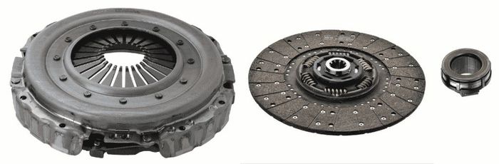 Kupplungssatz (395mm, Neu) passt zu: DAF CF 65, LF 45, LF 55 01.01