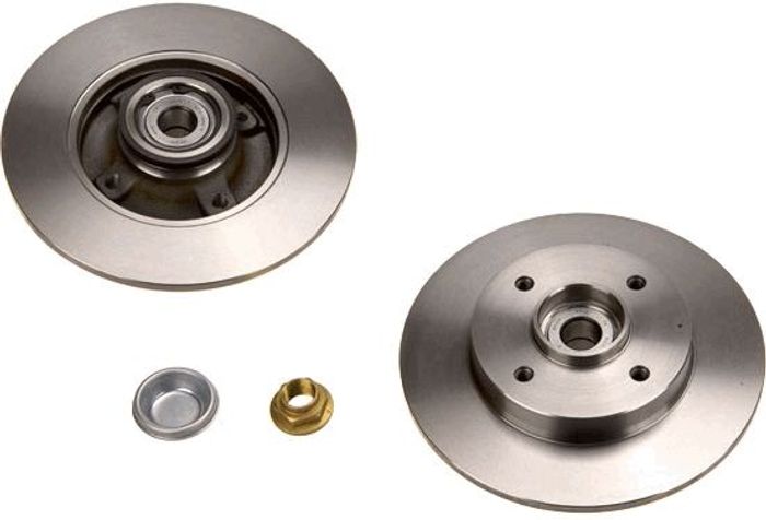Bremsscheibe hinten L/R (mit ABS-Ring) passt zu: CITROEN C4, C4 I; PEUGEOT 20...