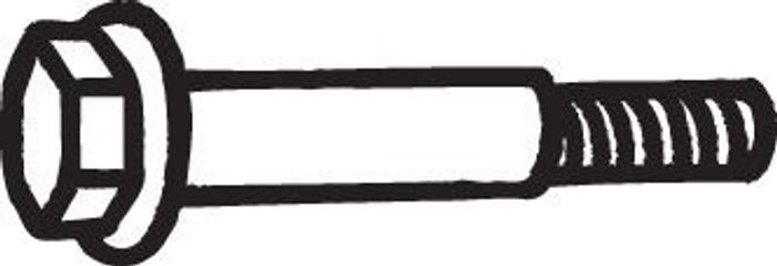Auspuffsystemschraube (M10x57), 1Stück passt zu: DAEWOO NEXIA; LEXUS IS I; TO...