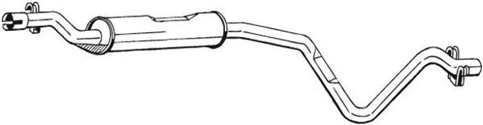 Mittelschalldämpfer