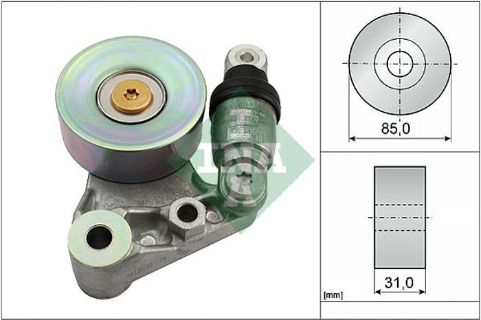 Keilriemenspanner passt zu: NISSAN PATROL GR V, TERRANO II 3.0D 10.97