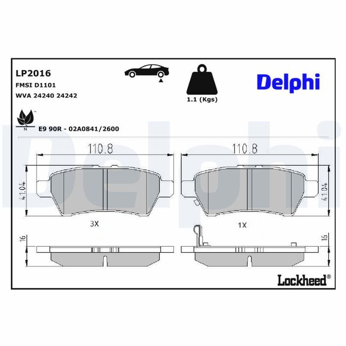 Bremsbelagsatz hinten , passt zu: NISSAN NAVARA NP300, PATHFINDER III, XTERRA...