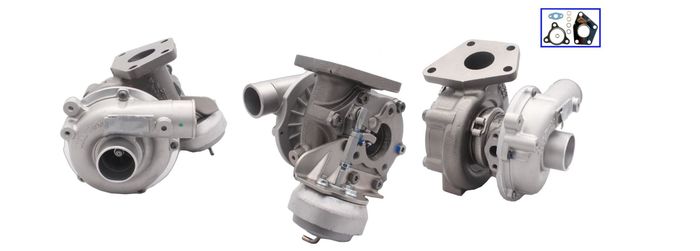 Turbolader (Runderneuert, mit Dichtungssatz) passt zu: MAZDA 6, MPV II 2.0D 0...