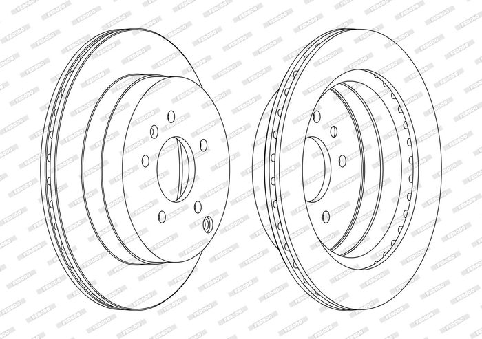 Kpl. Scheibenbremsen hinten L/R passt zu: CHEVROLET CAPTIVA, EQUINOX, LACETTI...