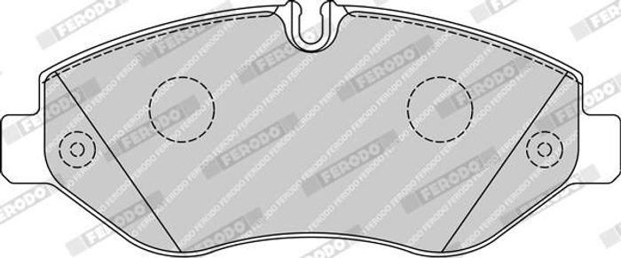 Bremsbelagsatz vorne BREMBO (mit Extras) passt zu: IVECO DAILY III, DAILY IV,...