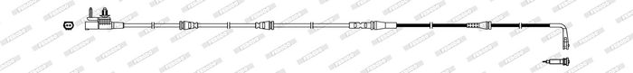 Bremsbelagverschleißsensor (stückzahl in der Verpackung: 1Stück) passt zu: JA...
