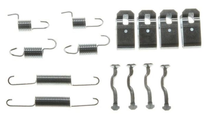 Montagesatz der Bremsbacken (AKEBONO) passt zu: ACURA RL, TL; HONDA ACCORD VI...