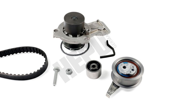 Ventilsteuerung Satz (Riemen + Rolle + Flüssigkeitspumpe) passt zu: AUDI A1;...