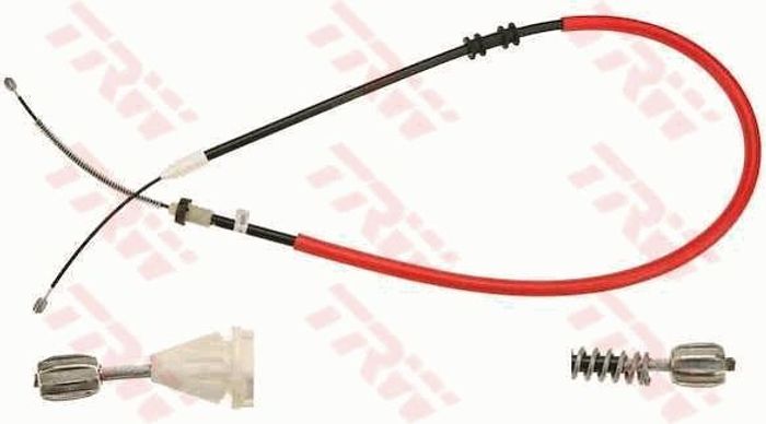 Handbremsseil hinten R (1420mm, bremsen: Trommel) passt zu: NISSAN KUBISTAR;...