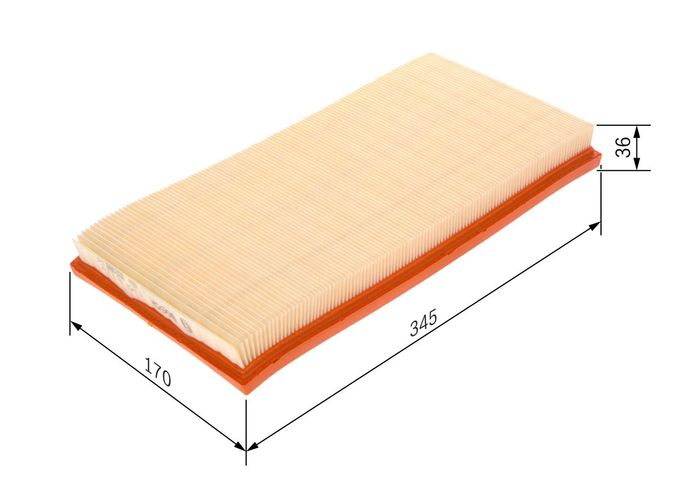 Luftfilter (Filterpatrone) passt zu: VOLVO S40 I, V40 1.6/1.8/2.0 07.95-06.04