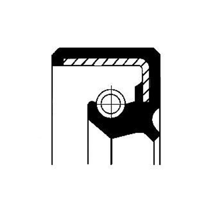 Kurbelwellendichtung (28x40/40x6/6,5/6,5) passt zu: VOLVO A25D, A25E, A25F, A...