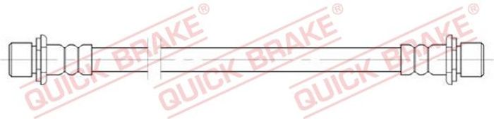Bremsleitung elastisch vorne L/R (länge 266mm, M10x1/M10x1) passt zu: TOYOTA...