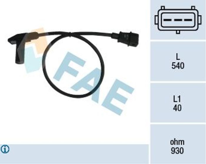Kurbelwellensensor passt zu: FIAT DUCATO 2.5D/2.8D 03.94