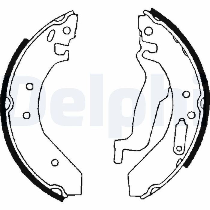 Bremsbacke passt zu: HONDA CIVIC VI, CONCERTO; MG ZR, ZS; ROVER 200, 200 II,...