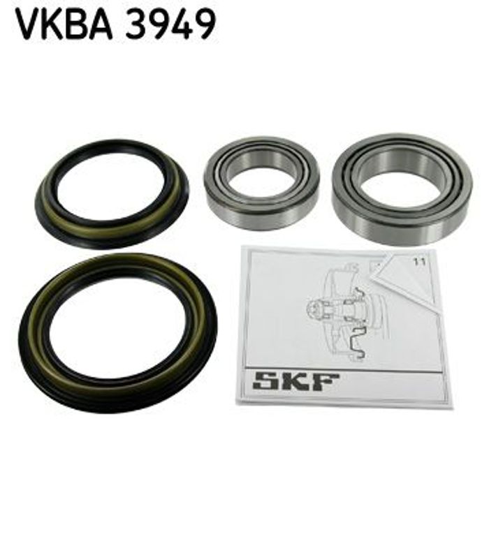 Radlagersatz vorne L/R (38x63x17,5) passt zu: FORD RANGER; KIA SPORTAGE; MAZD...