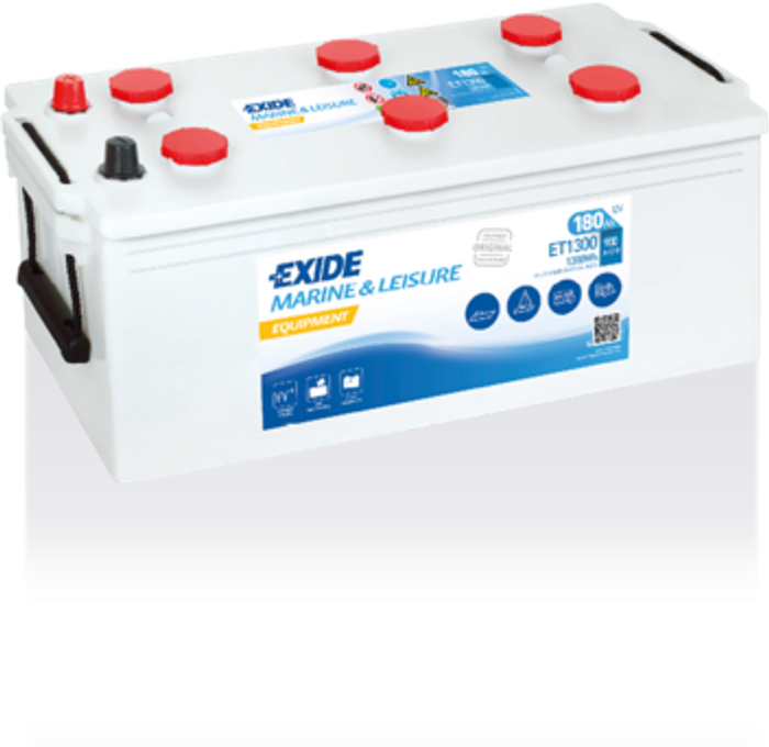 Batterie 12V 180Ah/900A (EN) EQUIPMENT; (EN) MARINE/RV (L+ Standardpol) 513x2...