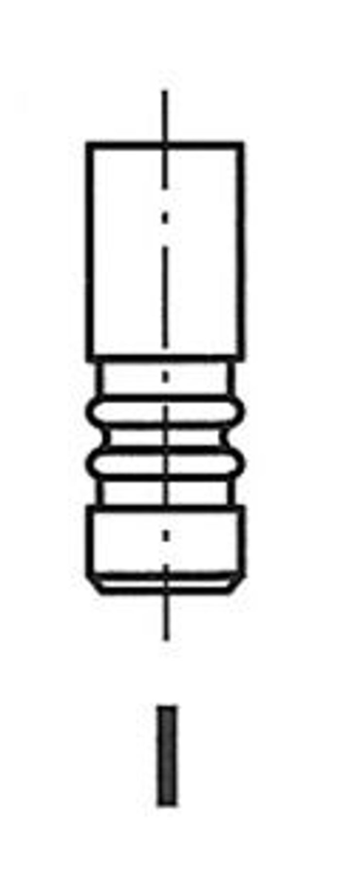 Einlaßventil (27,2x6x95,8) passt zu: DS DS 4, DS 5, DS 7; CITROEN C-CROSSER,...