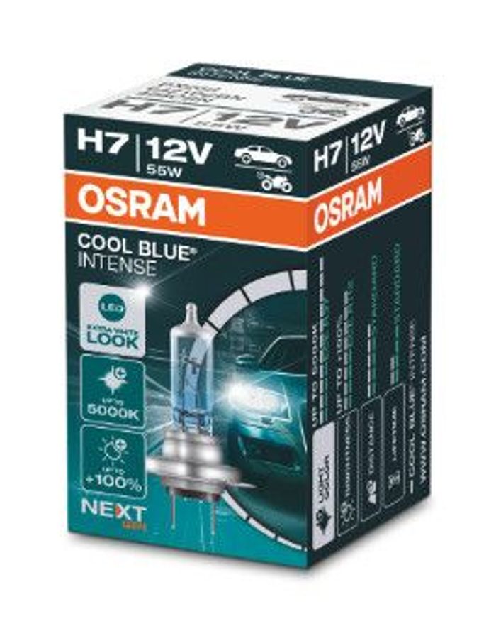 Glühbirne (Karton 1Stück) H7 12V 55W PX26D Cool Blue Intense NextGen 5000K